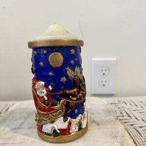 Vintage Beacon Christmas Cream Candle